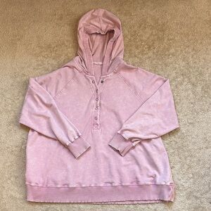 Jane and Delancey Light Pink Women's Hoodie Sweater
